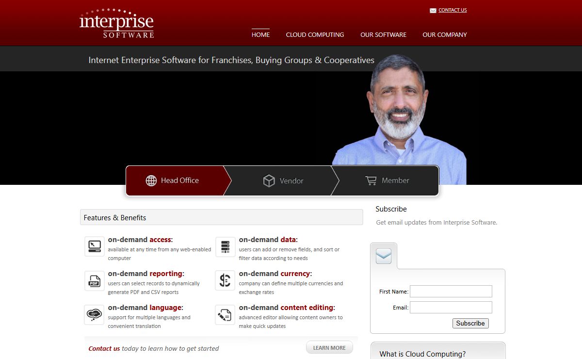 Interprise Software - Web-Based Enterprise Suite/Supply Chain Automation for Franchises/Buying Groups