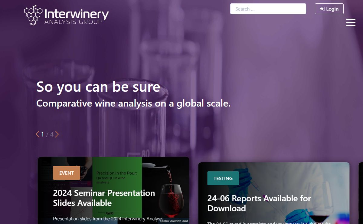 Home | Comparative wine analysis on a global scale | Interwinery