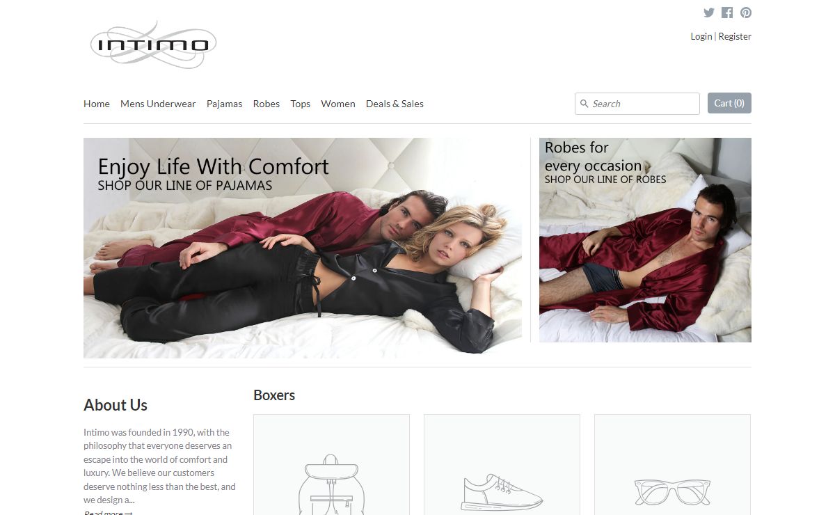Intimo - Shop luxury underwear and sleepwear online – Intimo Inc