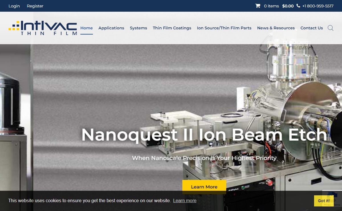 Intlvac Thin Film Corporation USA