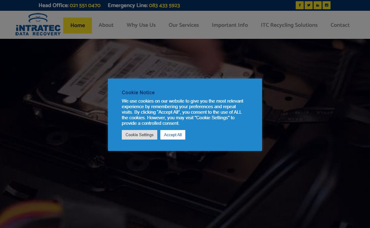 Data Recovery Cape Town | Server Data Recover | Intratec -