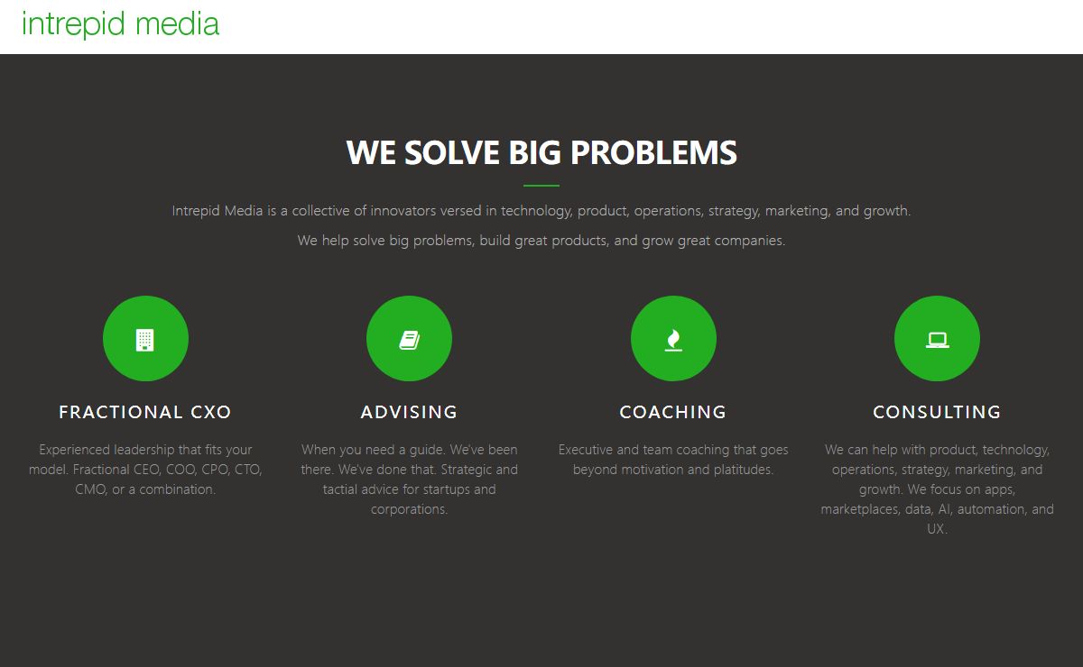 Intrepid Media Inc. -- We Solve Big Problems