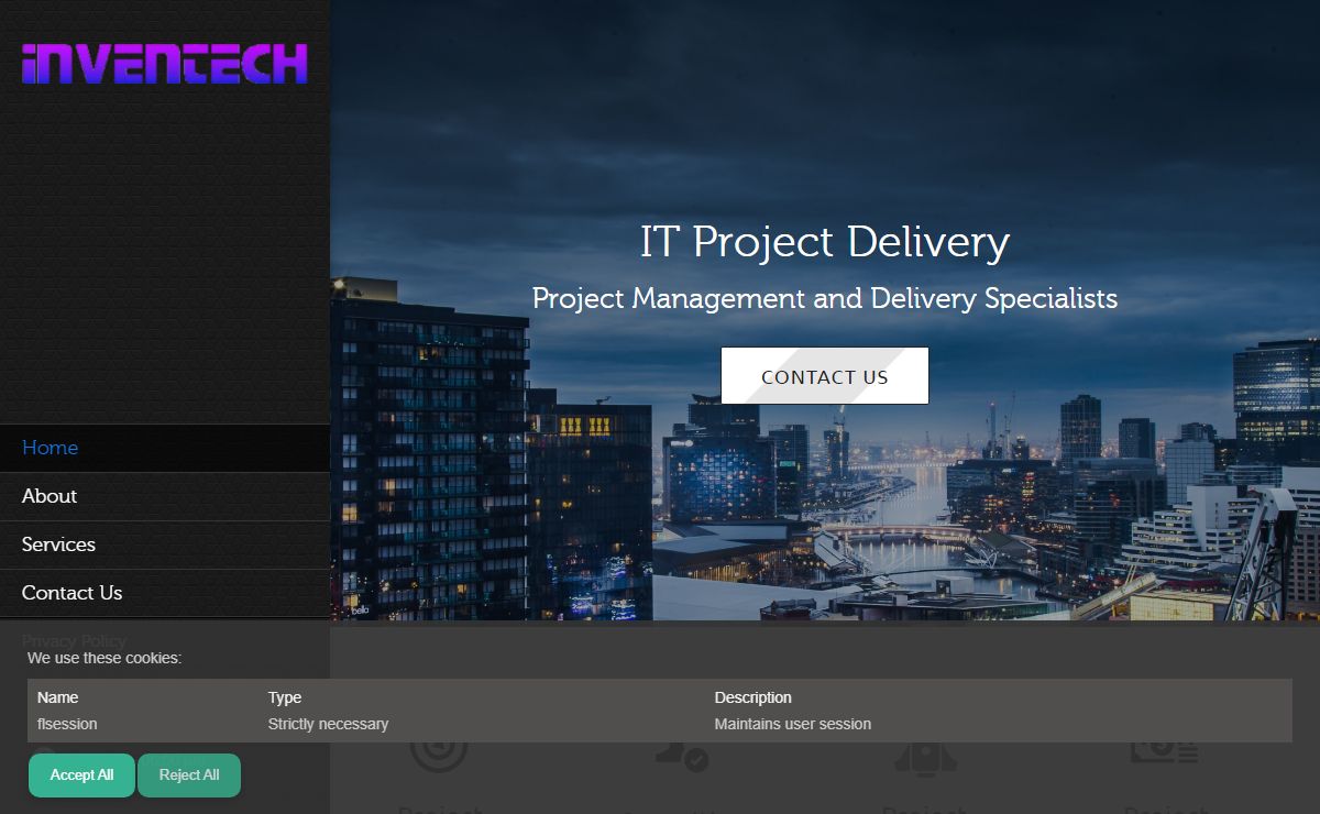 Inventech Ltd - IT Project Delivery - Home