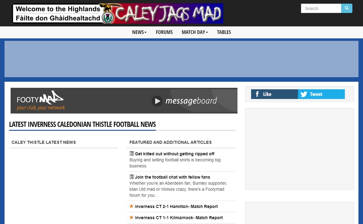 Inverness Caledonian Thistle News - Caley Jags Mad