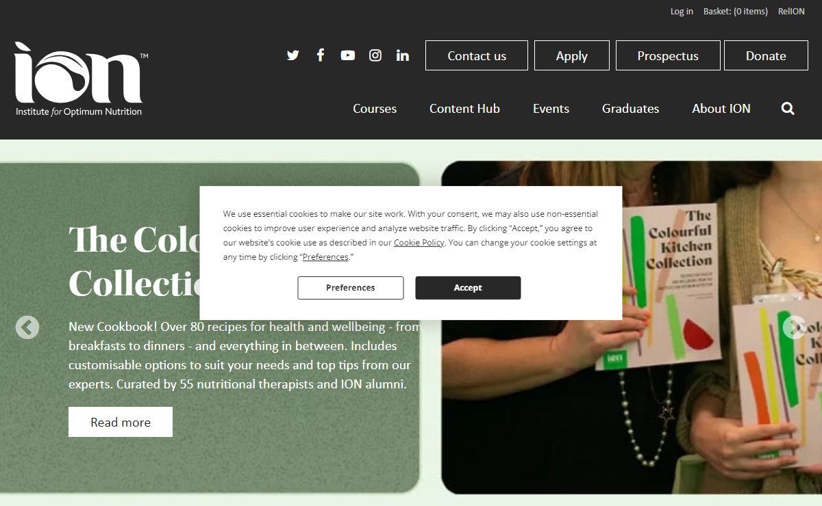 Institute for Optimum Nutrition | Nutritional Therapy Education
