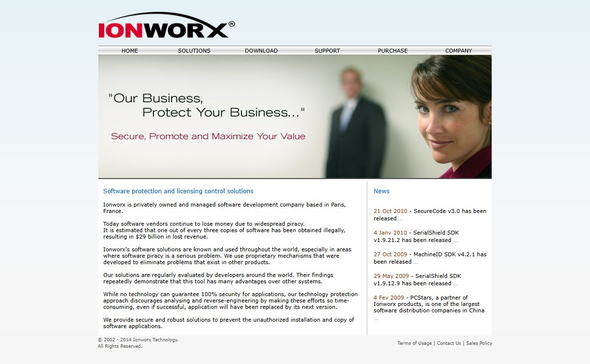 Software Protection system against software piracy. Licensing Control and Copy Protection