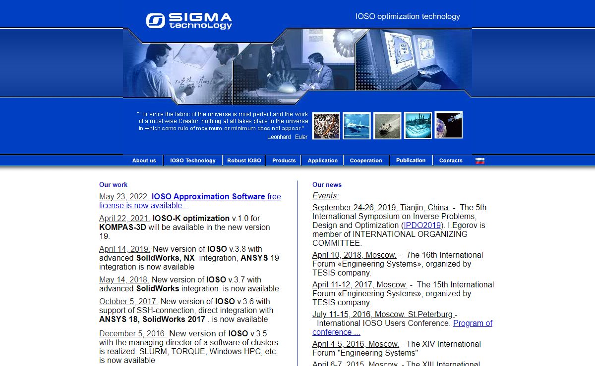 "Sigma Technology". Novel Optimization Strategy - IOSO