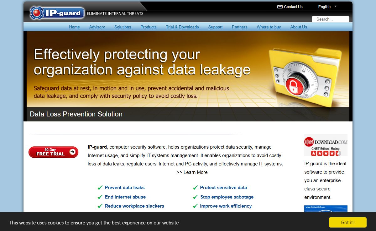 IP-guard, computer security software, helps organizations protect data security, manage Internet usage, and simplify IT systems management - IP-guard | ELIMINATE INTERNAL THREATS