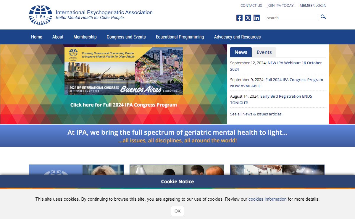 International Psychogeriatric Association