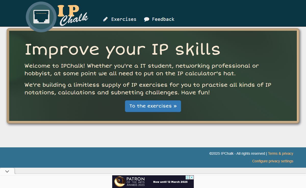 IP and subnet exercises - IPChalk