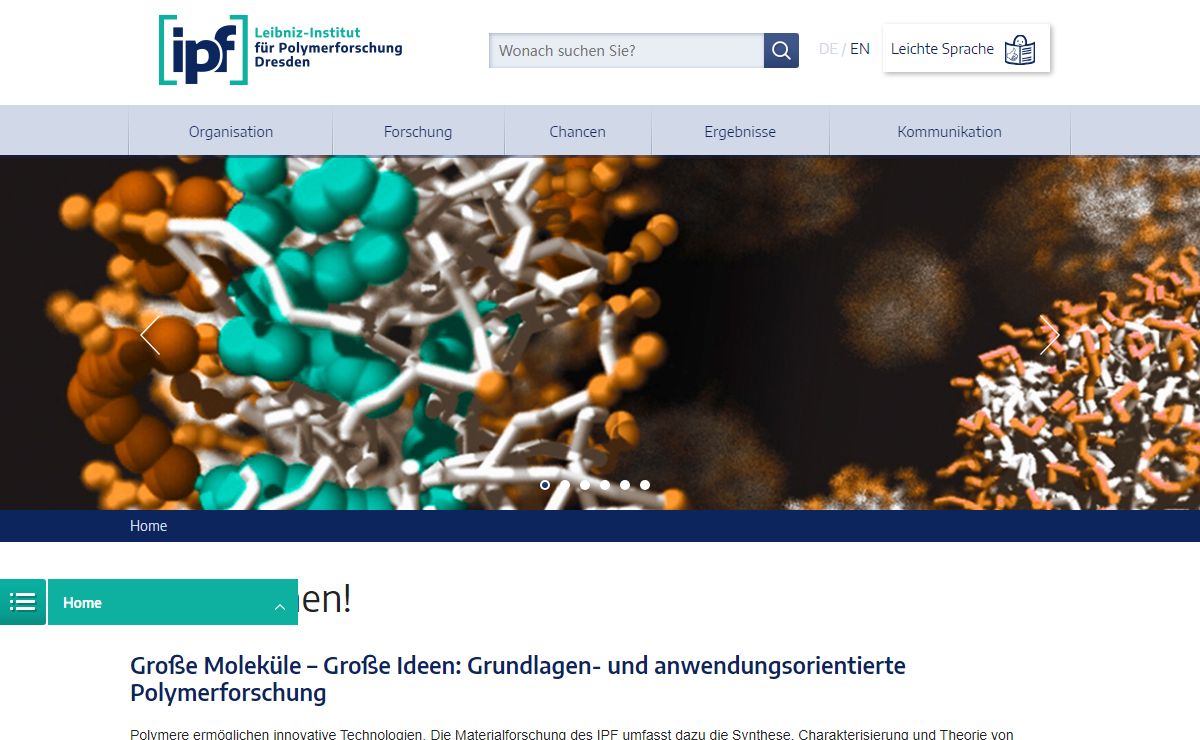 Home | Leibniz Institute of Polymer Research Dresden