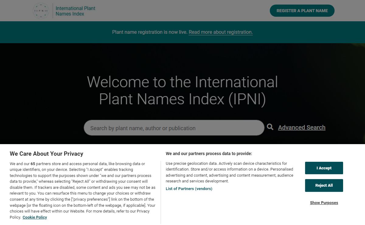 International Plant Names Index