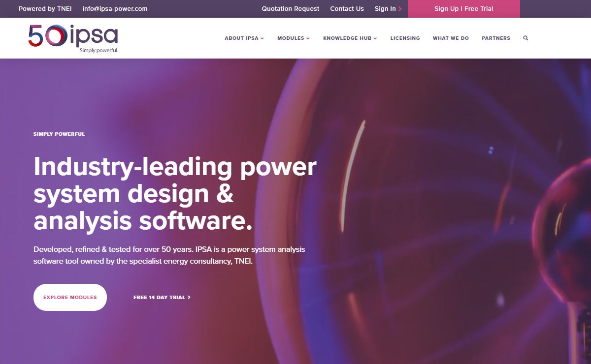 IPSA | Interactive Power System Analysis Software