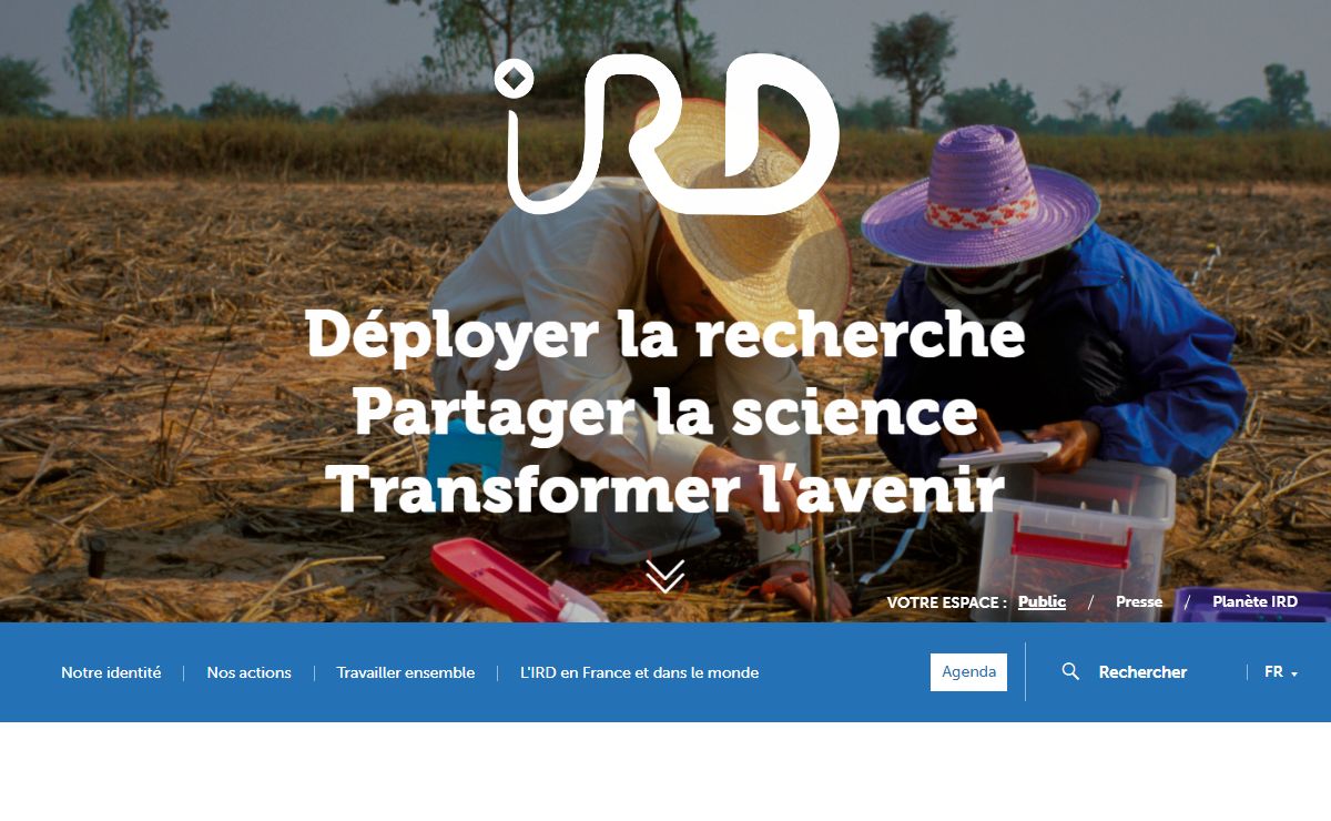 Page d'accueil | Site Web IRD