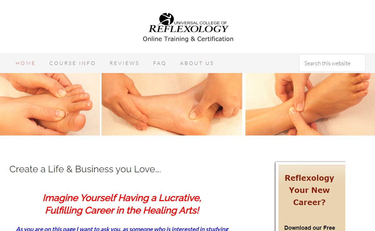 On-Line Reflexology Training & Certification – Reflexology Educators, Mentors and Coaches since 1991