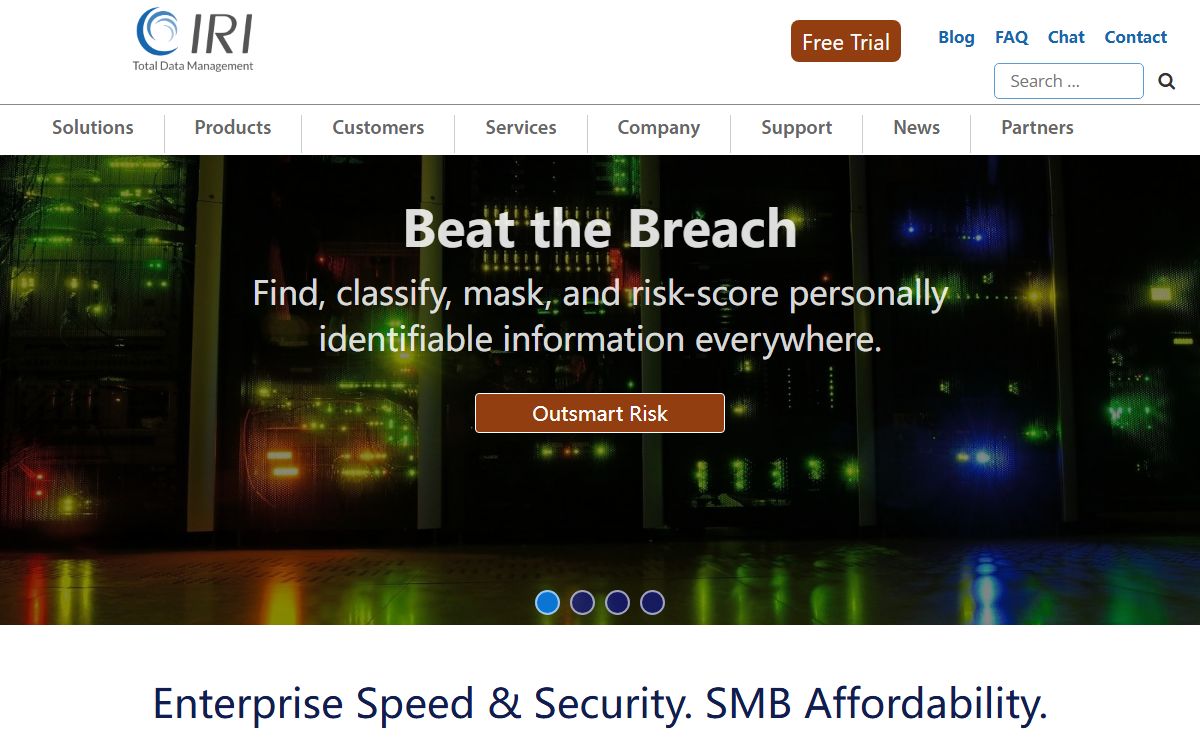 IRI: Fastest Sort & ETL Tools, Smartest Test Data Masking Tools