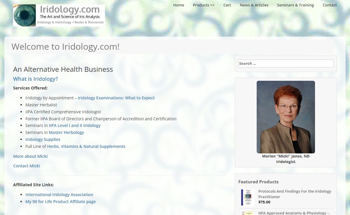 Iridology.com | The Art and Science of Iris Analysis