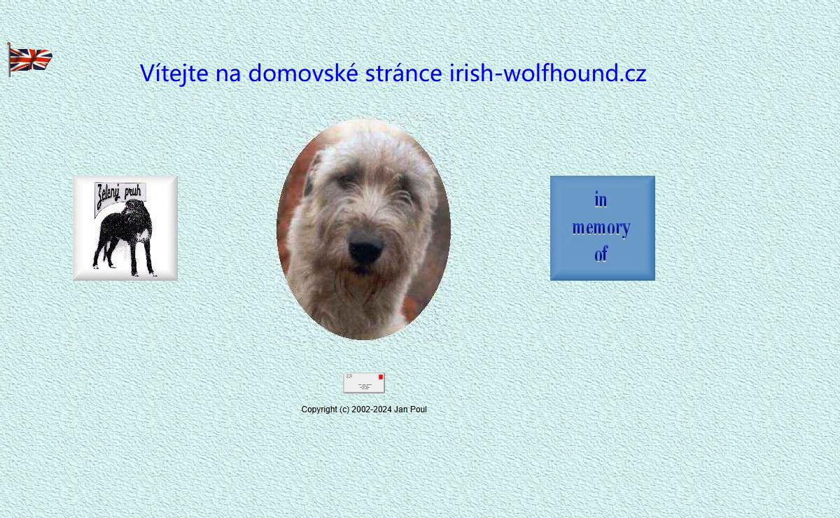 úvodní strana irish-wolfhound.cz