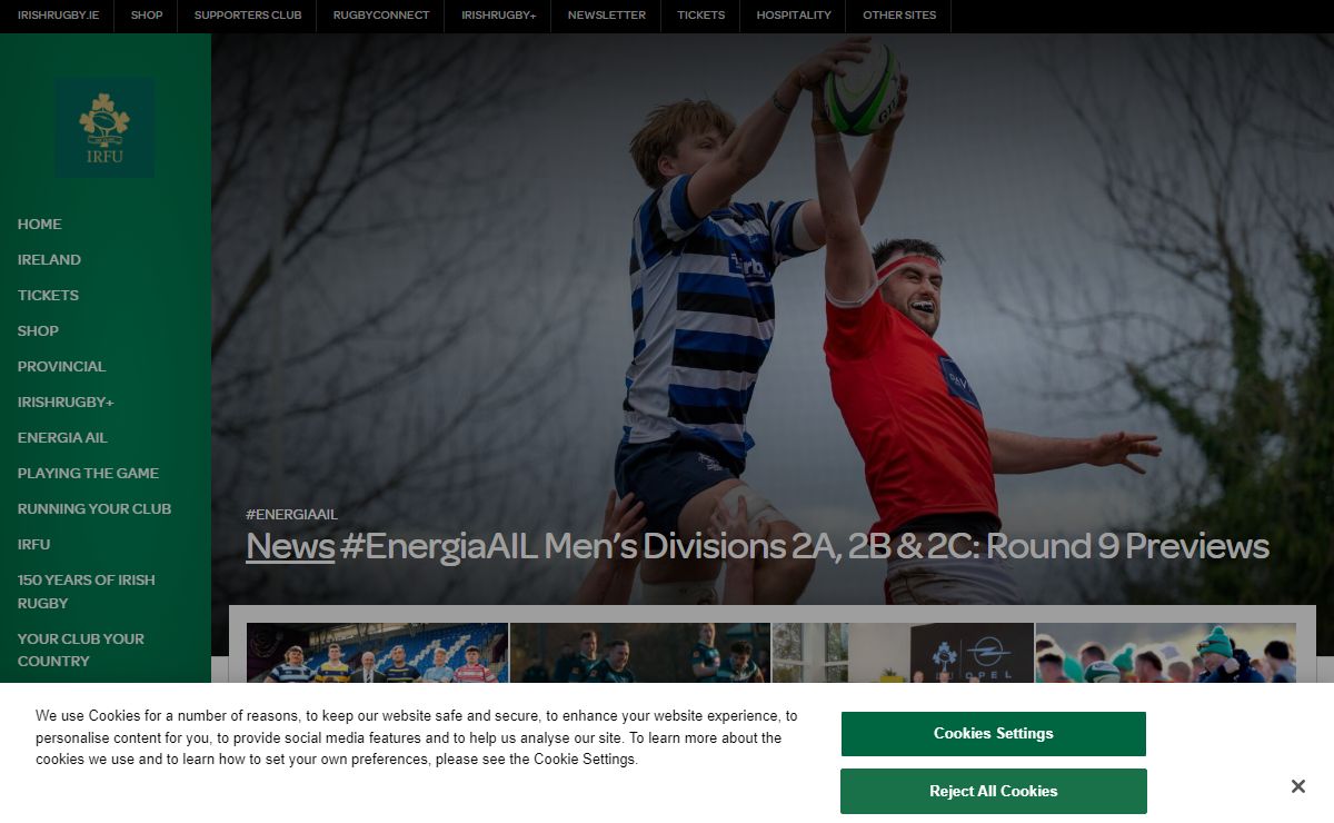 Irish Rugby | Homepage