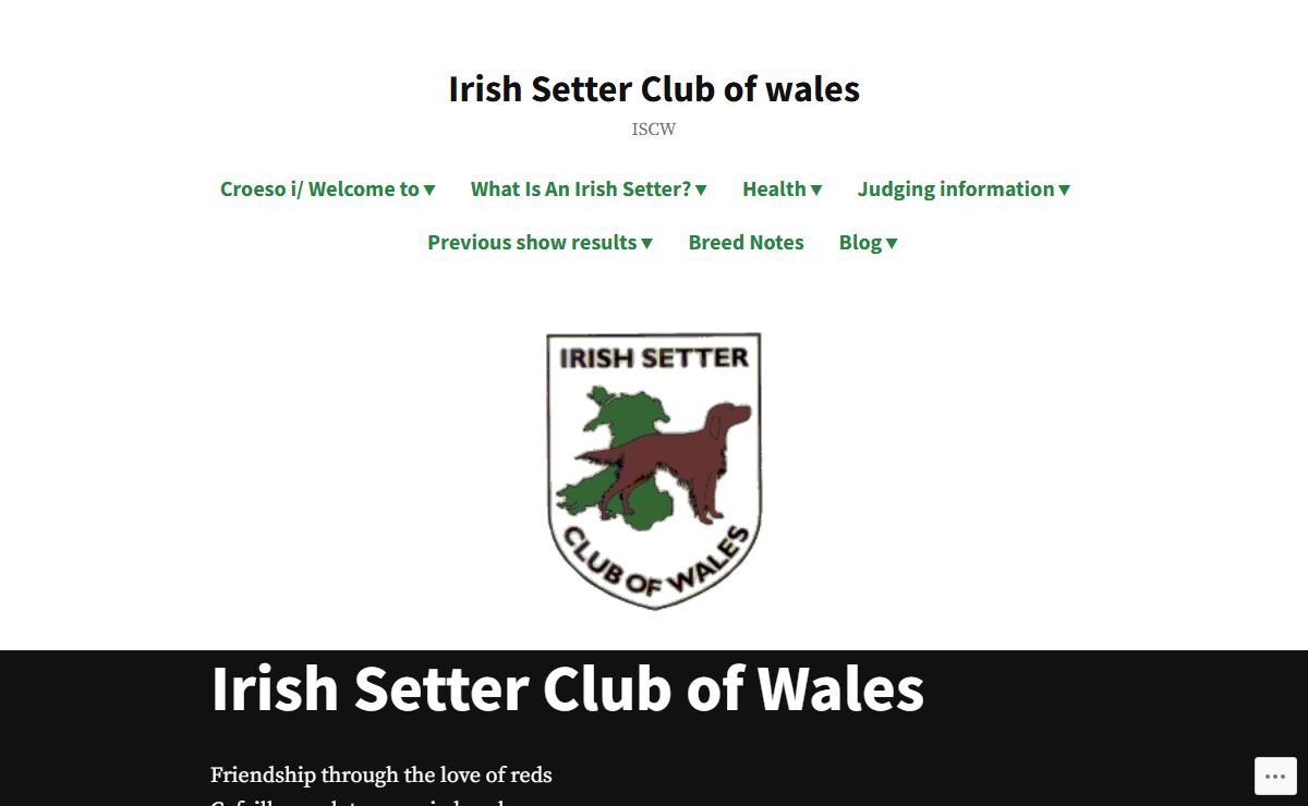 Irish Setter Club of wales – ISCW