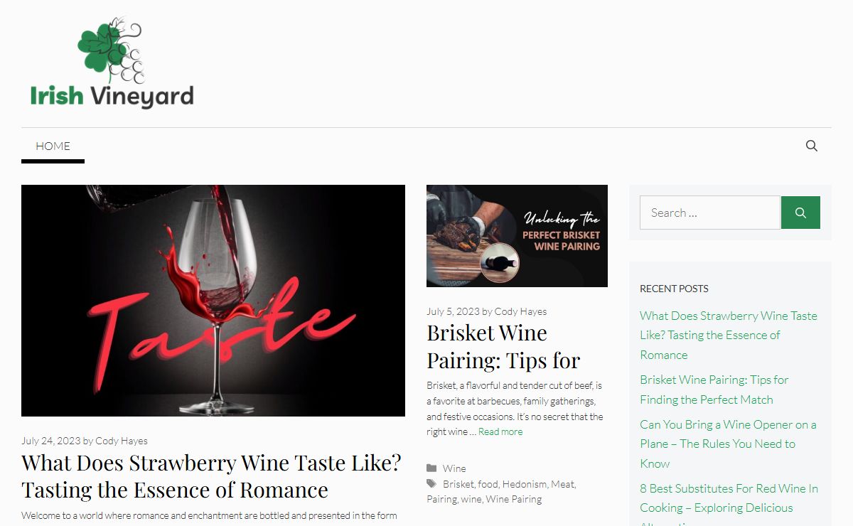 Irish Vineyard - A Wine Lover's Guide