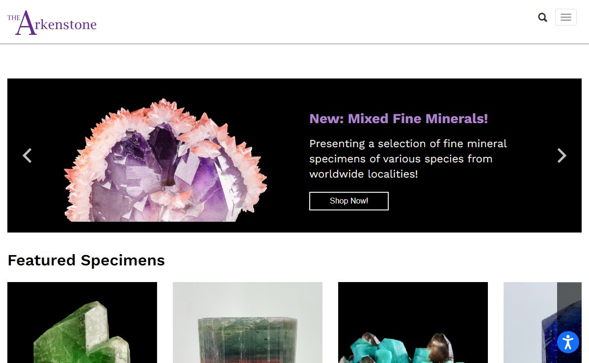 The Arkenstone - www.iRocks.com Fine Minerals from Robert Lavinsky