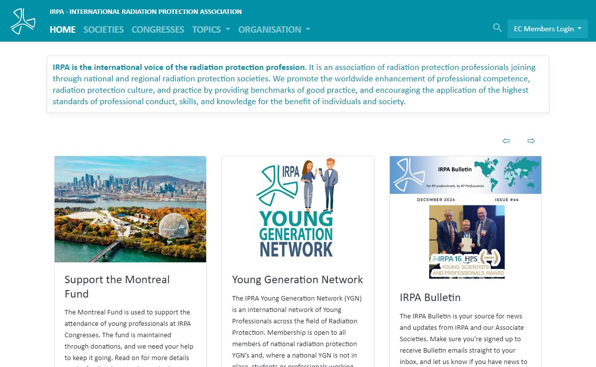 IRPA - INTERNATIONAL RADIATION PROTECTION ASSOCIATION