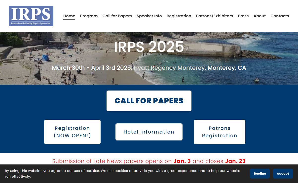 IEEE - IRPS - International Reliability Physics Symposium