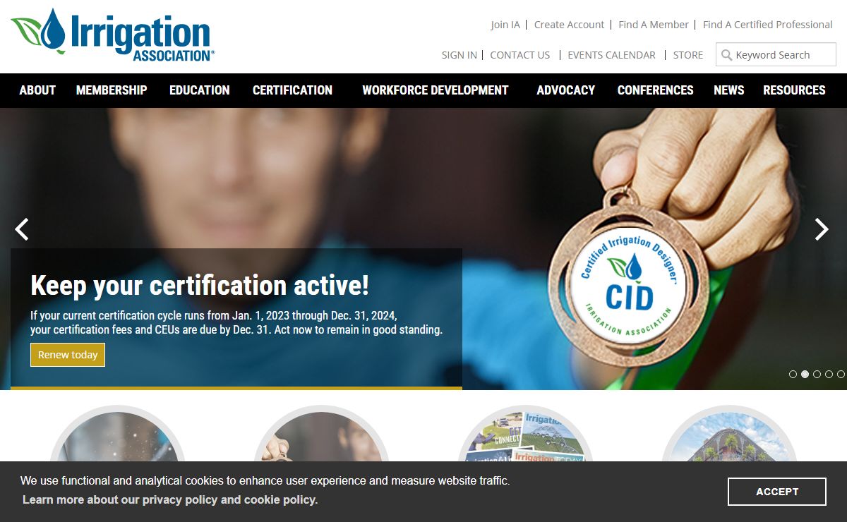 Irrigation Association Home Page