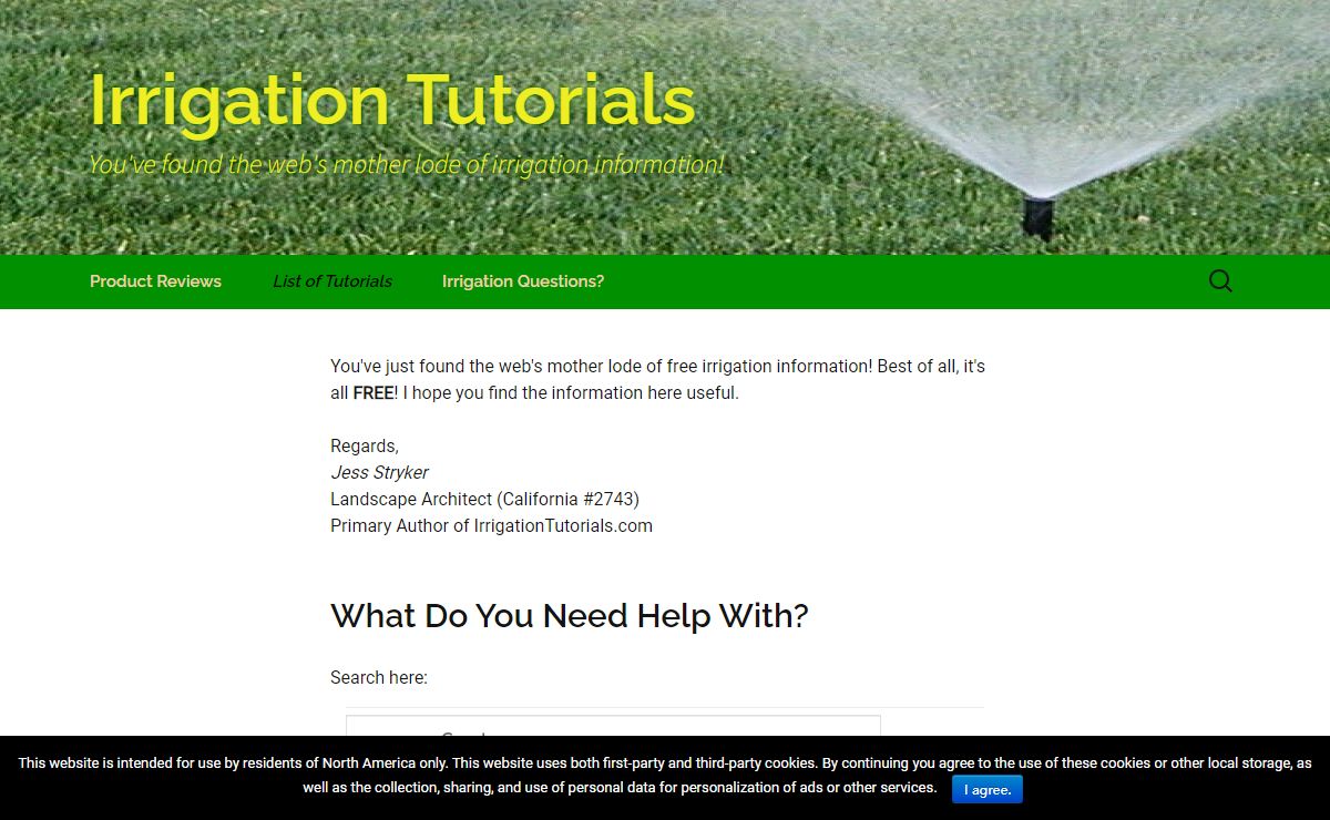 Irrigation Tutorials - You've found the web's mother lode of irrigation information!