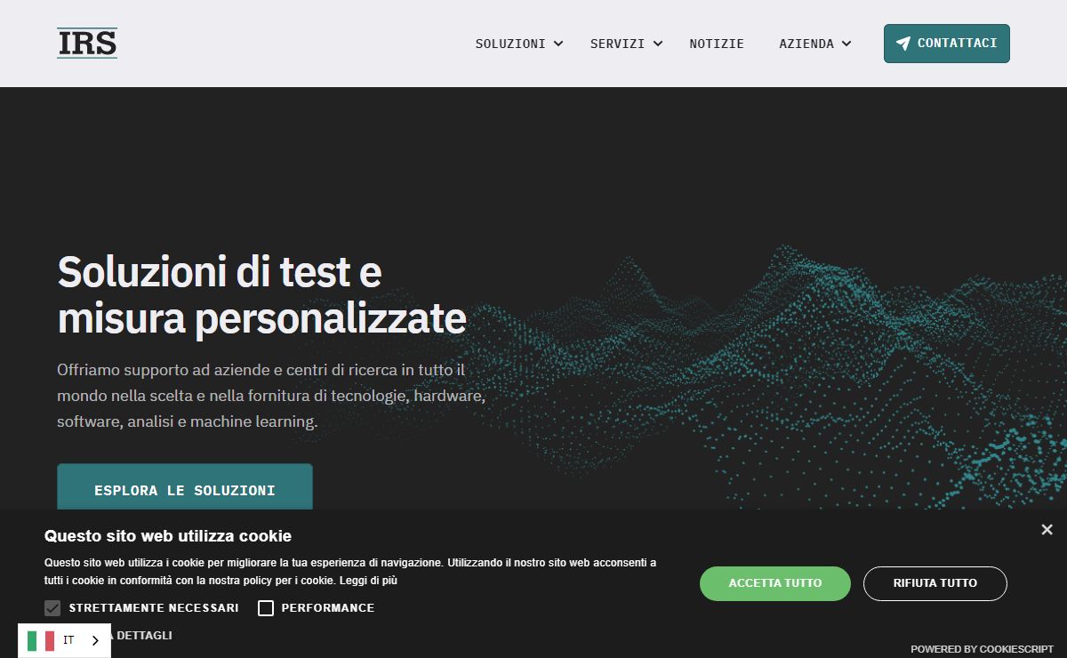 Soluzioni di test e misura – IRS