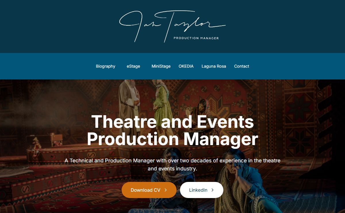 Ian Taylor Theatre & Events Production Manager