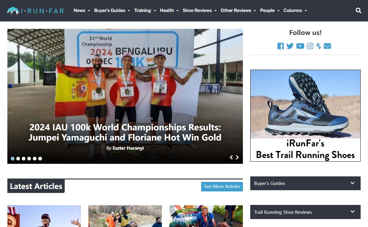 iRunFar: Your Trail Running & Ultramarathon Resource