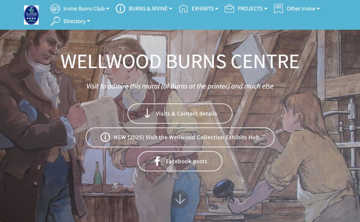 Wellwood Burns Centre and Irvine Burns Club