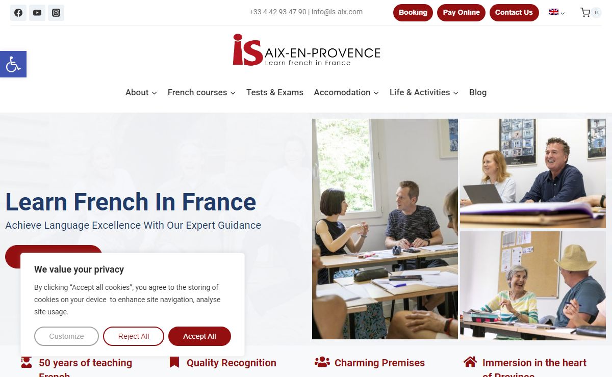 Learn French in France | French courses with IS Aix-en-Provence