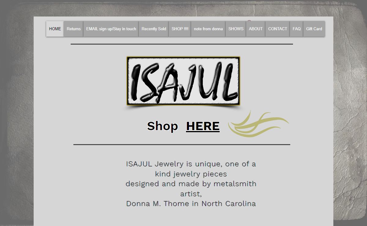 unique sterling silver art jewelry made in united states by isajul