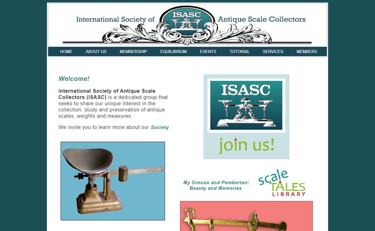 ISASC - International Society of Antique Scale Collectors