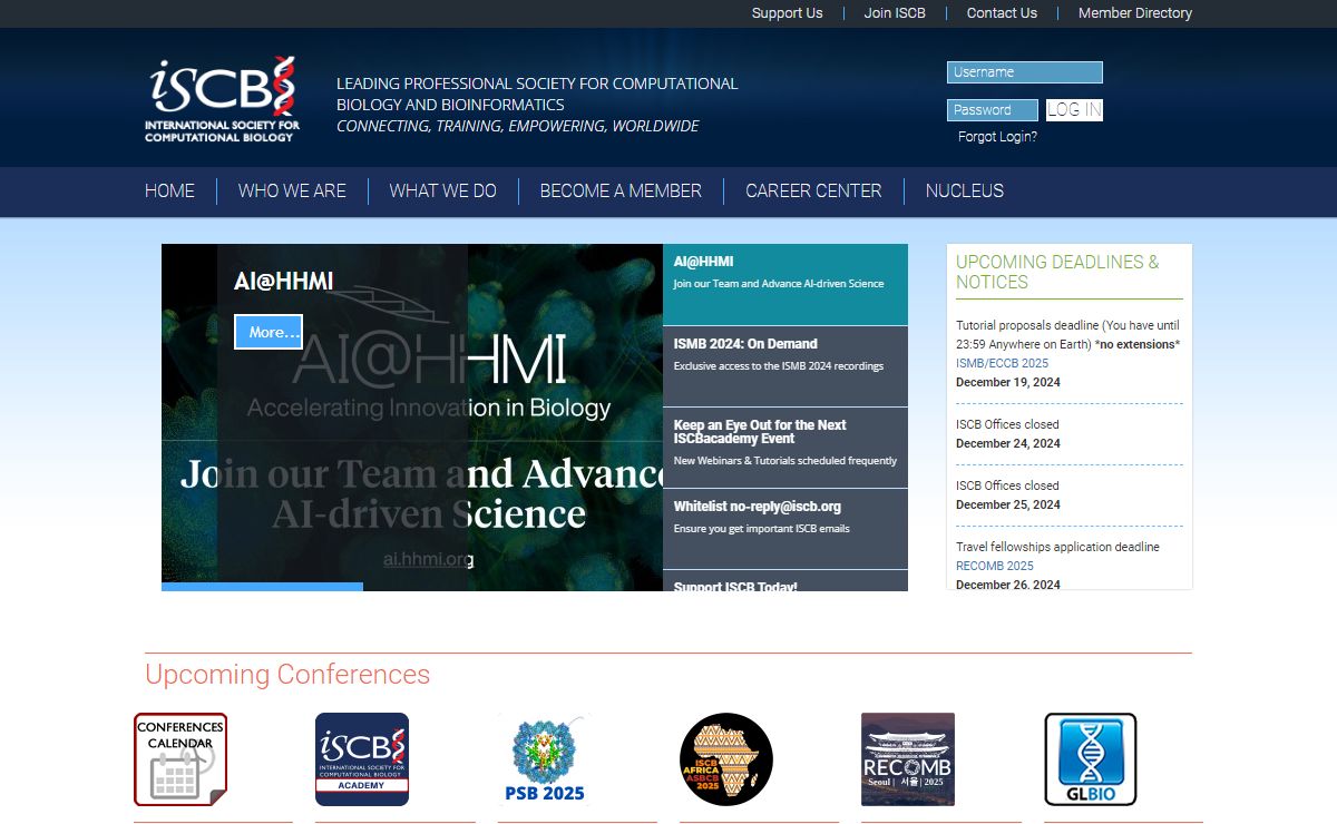 ISCB - International Society for Computational Biology