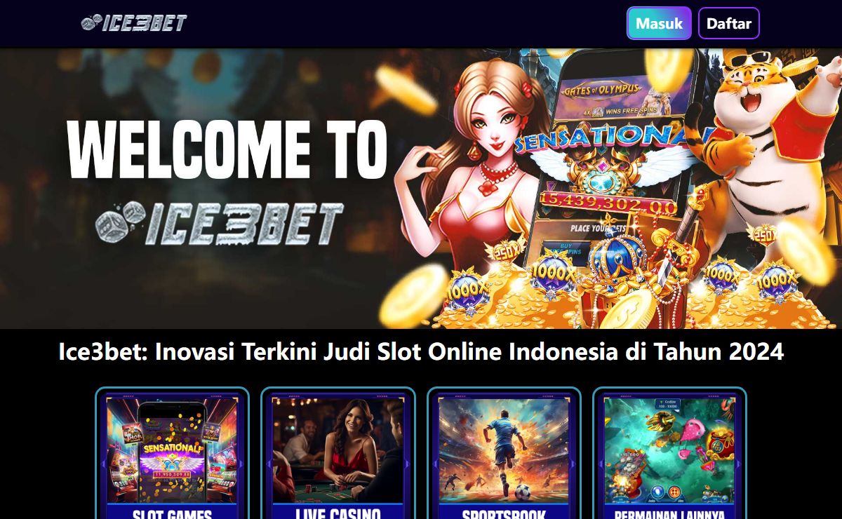 Ice3bet: Inovasi Terkini Judi Slot Online Indonesia di Tahun 2024