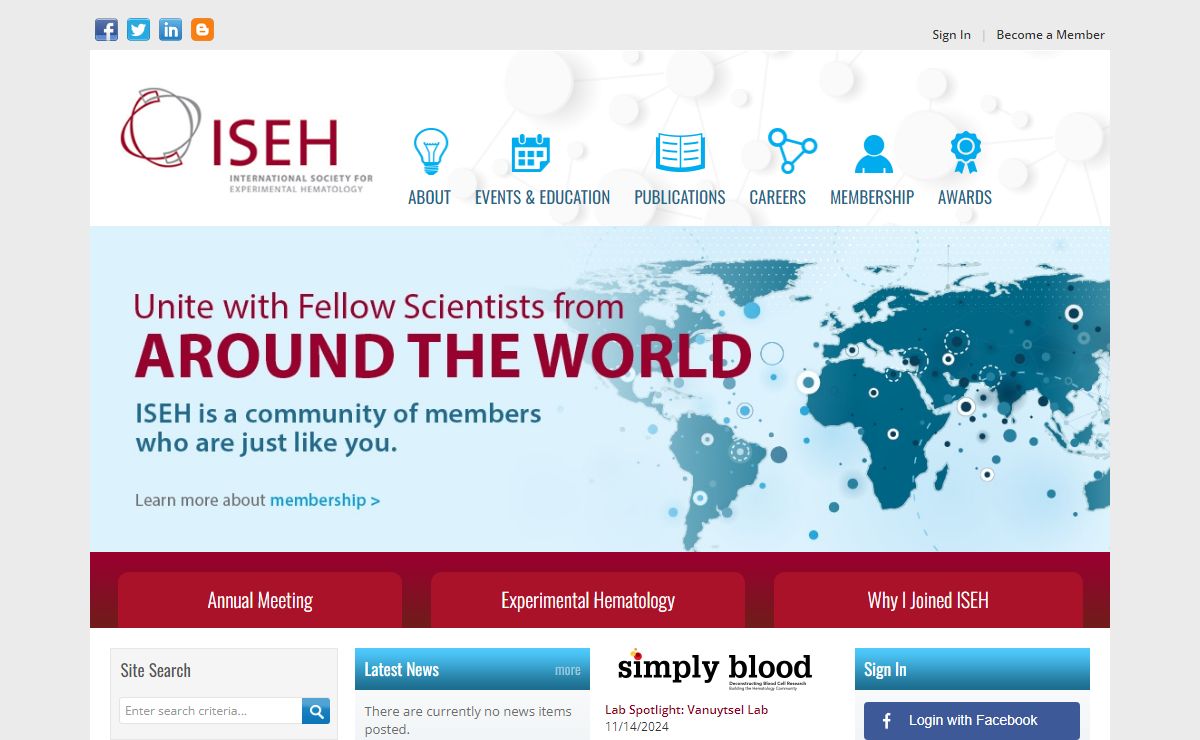 International Society for Experimental Hematology