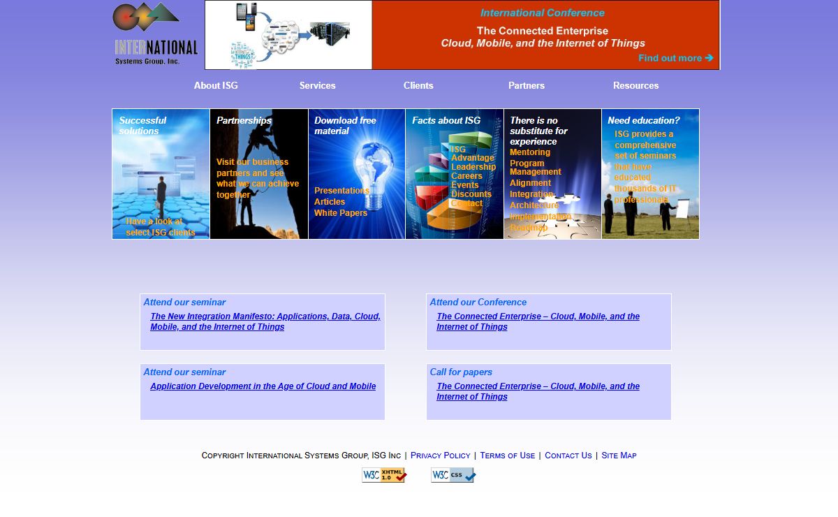 International Systems Group (ISG) - Best Practices for successful SOA