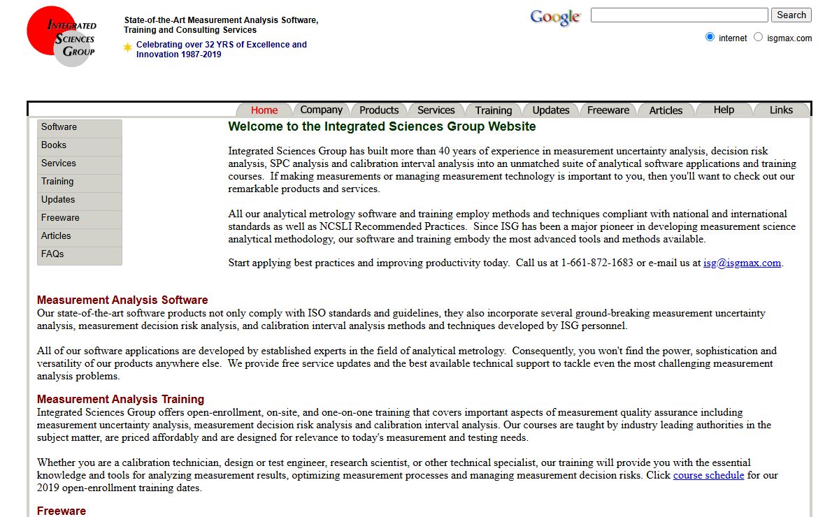 Measurement Uncertainty Analysis / Metrology Software and Training from ISG