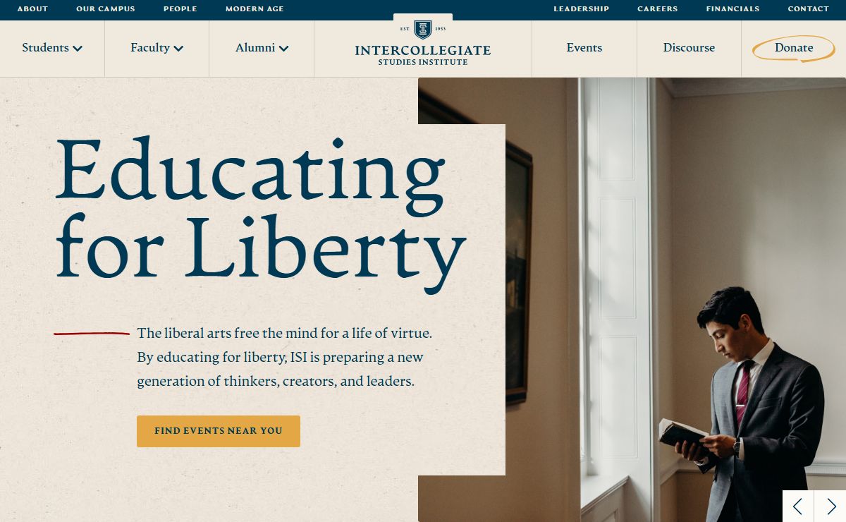 Home - Intercollegiate Studies Institute