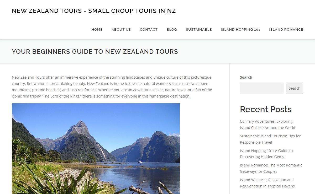 New Zealand Tours – Small Group Tours in NZ