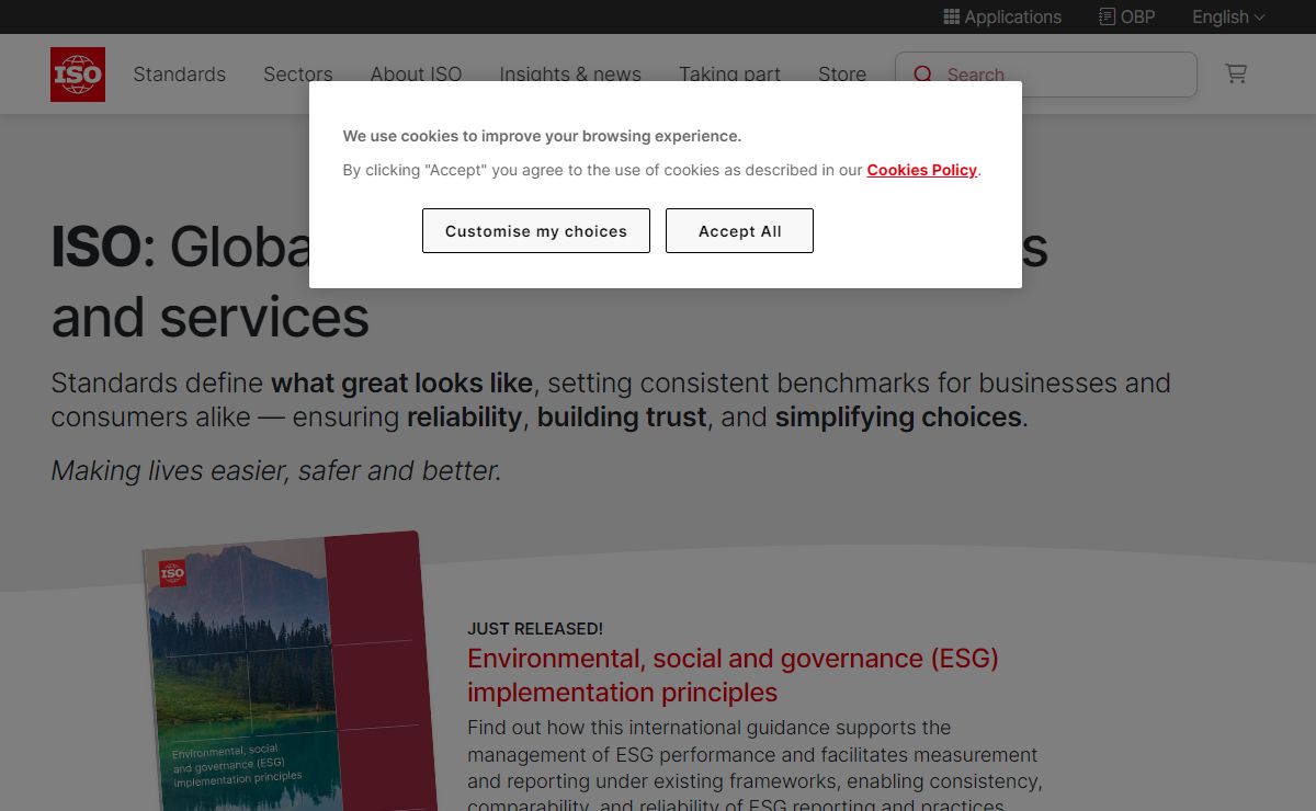 ISO - International Organization for Standardization