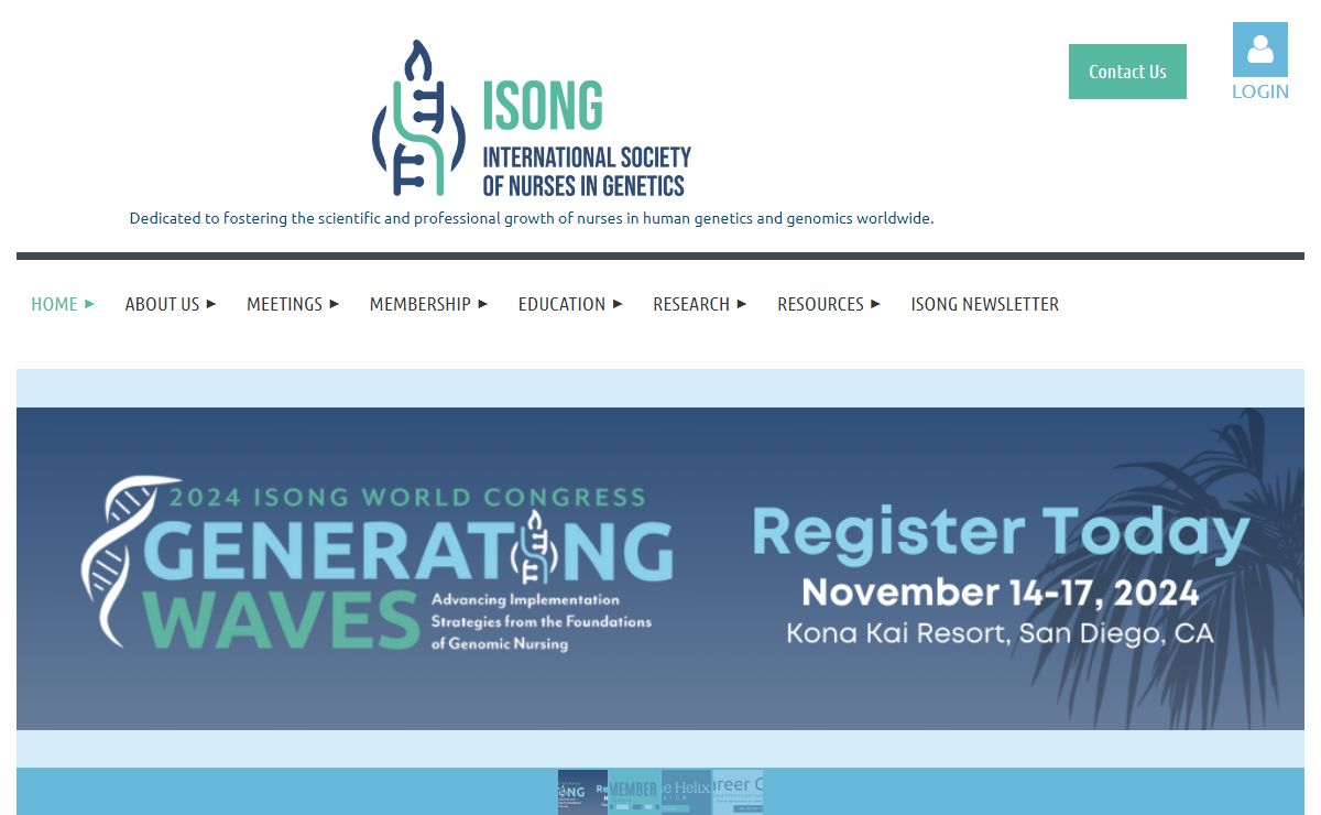 International Society of Nurses in Genetics (ISONG) - Home