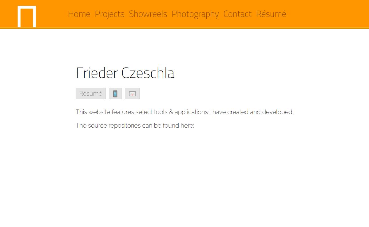 Frieder Czeschla - Portfolio