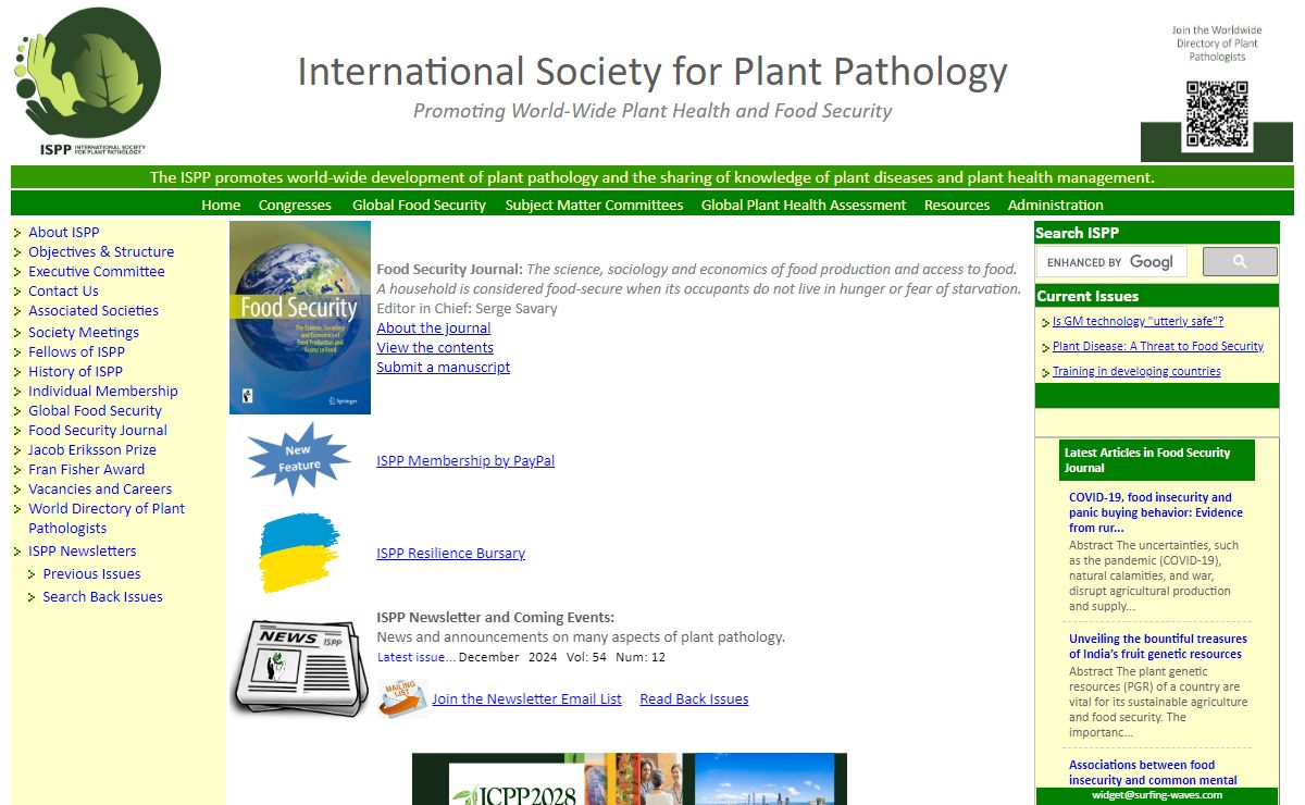 International Society for Plant Pathology