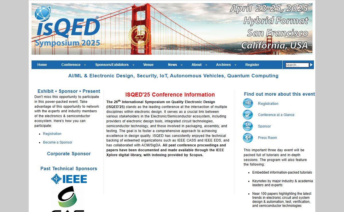 International Symposium on Quality Electronic Design (ISQED)