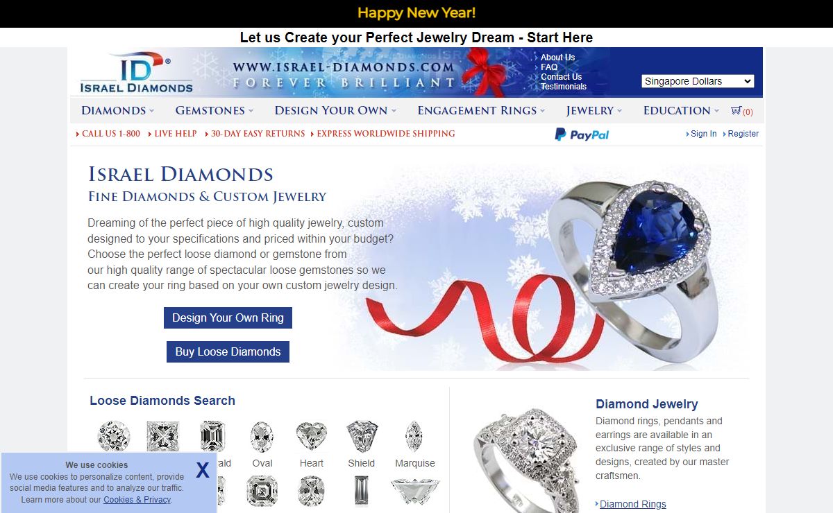Diamonds, Gemstones & Custom Jewelry - Israel Diamonds | Official Site